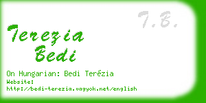 terezia bedi business card